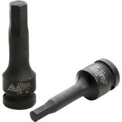 1/2\" Drive Metric Hex Bit Impact Socket 19mm